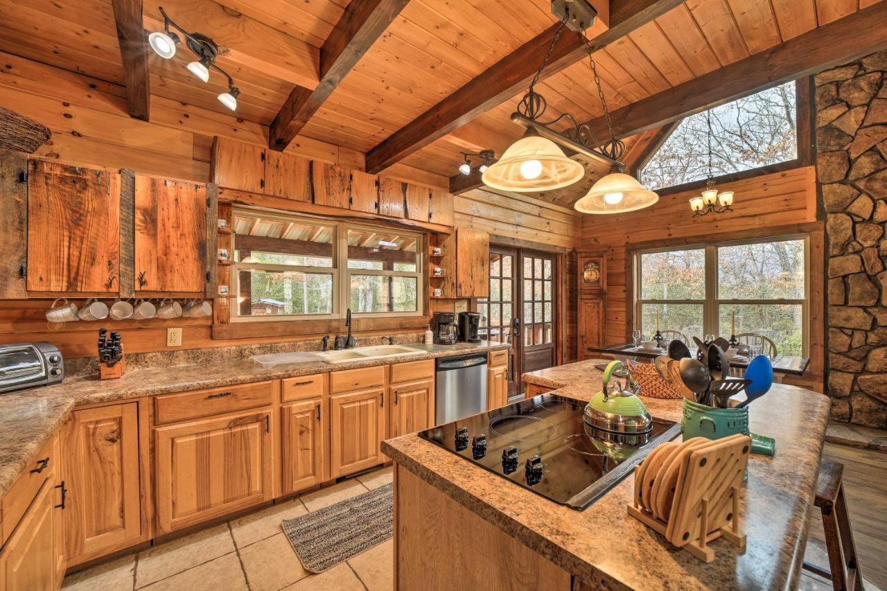 Stunning Smoky Mountain Cabin With Decks And Views! Villa Franklin Exterior photo