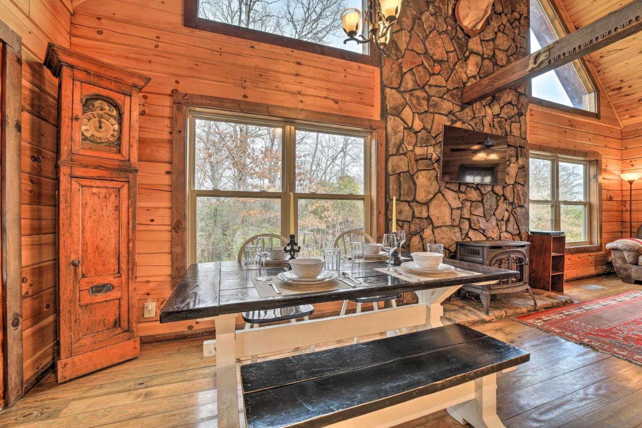 Stunning Smoky Mountain Cabin With Decks And Views! Villa Franklin Exterior photo