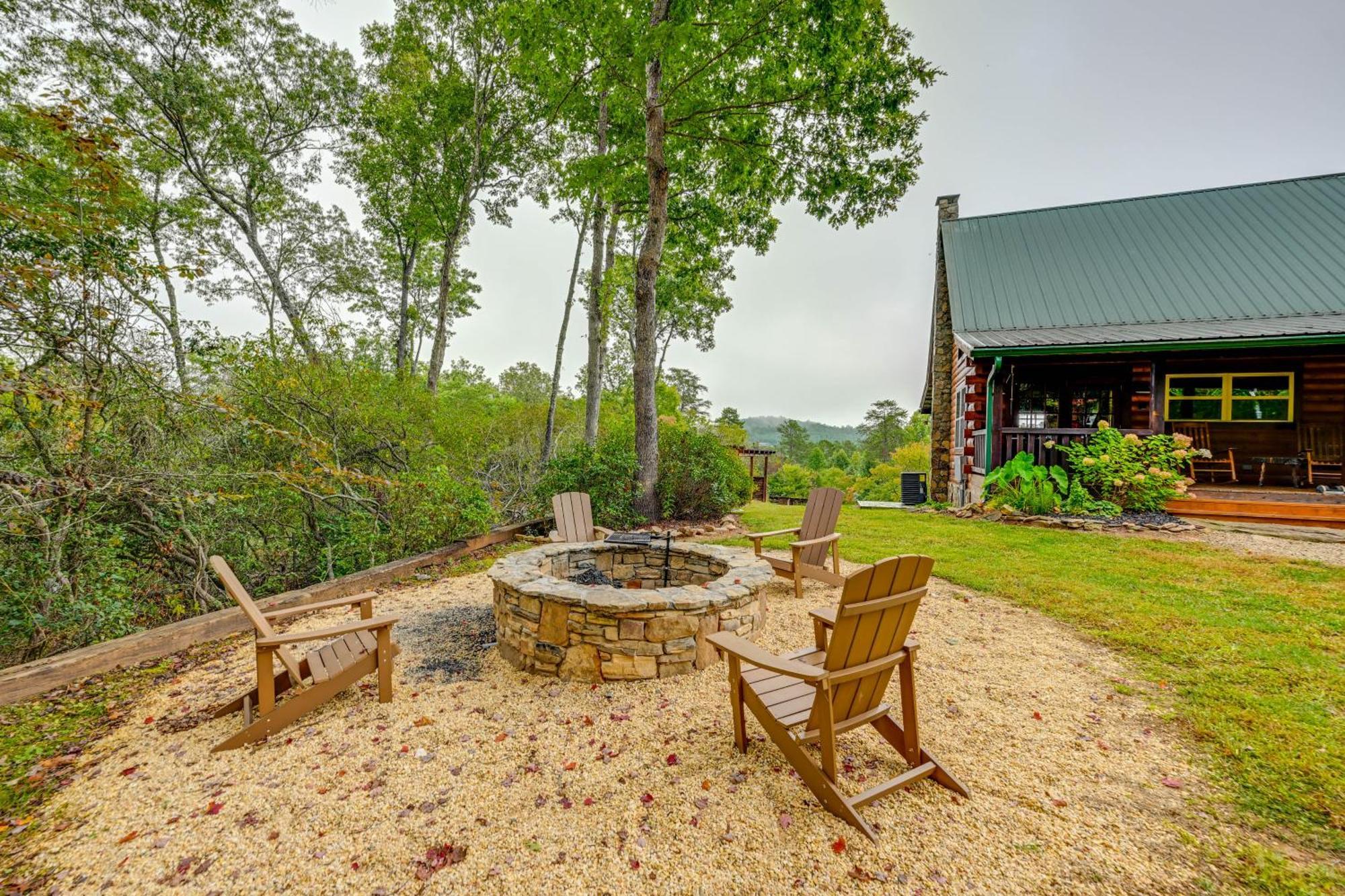 Stunning Smoky Mountain Cabin With Decks And Views! Villa Franklin Exterior photo