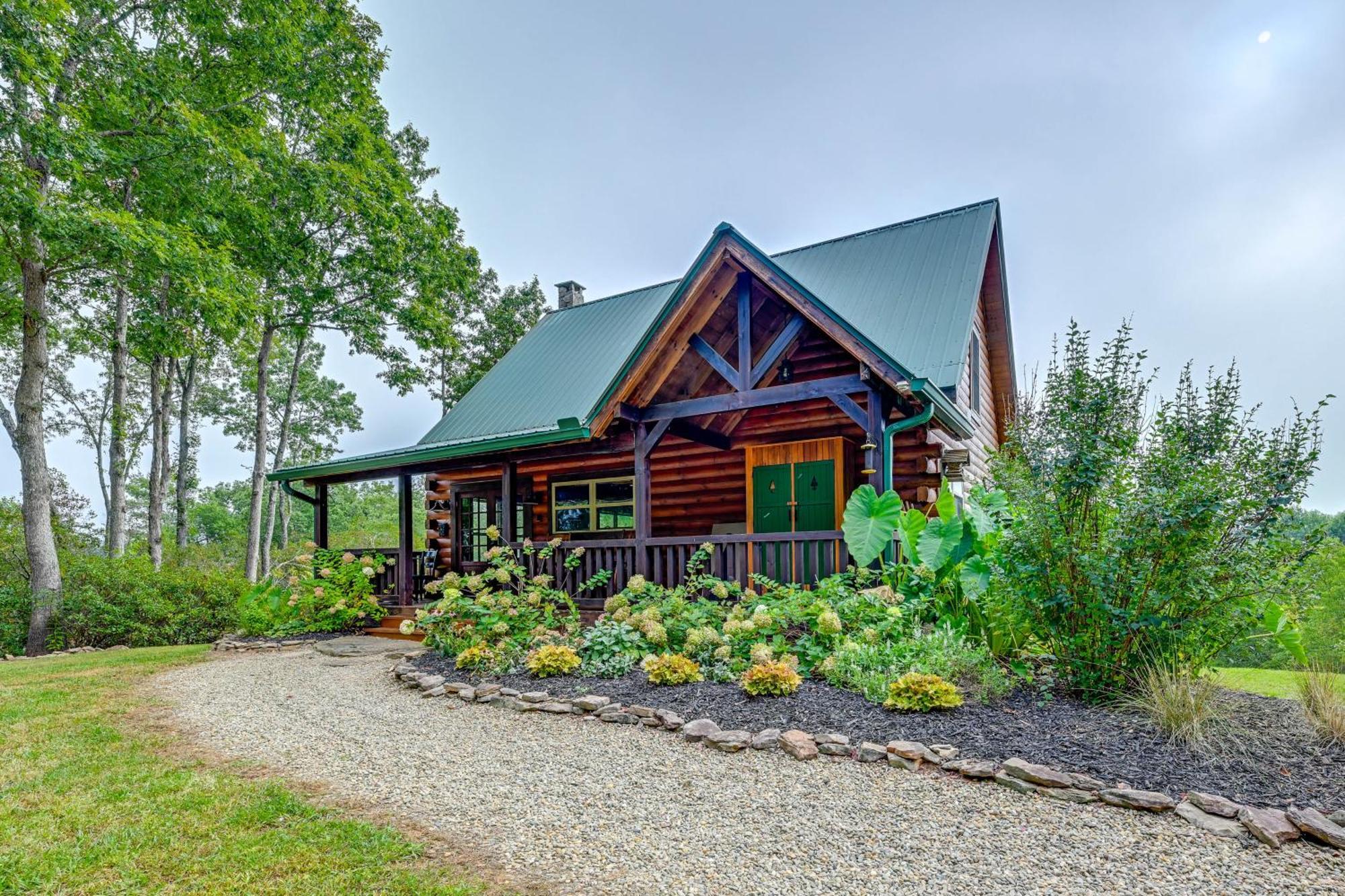 Stunning Smoky Mountain Cabin With Decks And Views! Villa Franklin Exterior photo